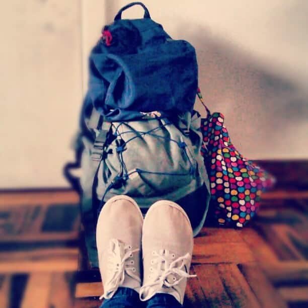 Com que mala (ou mochila) eu vou?