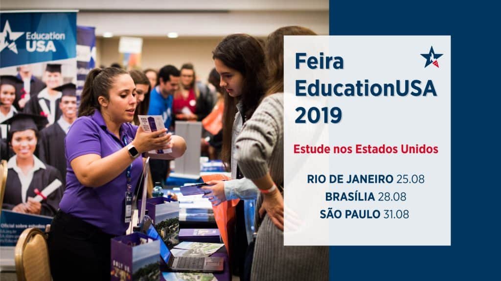 EducationUSA promove feira de intercâmbio gratuita sobre estudar nos EUA
